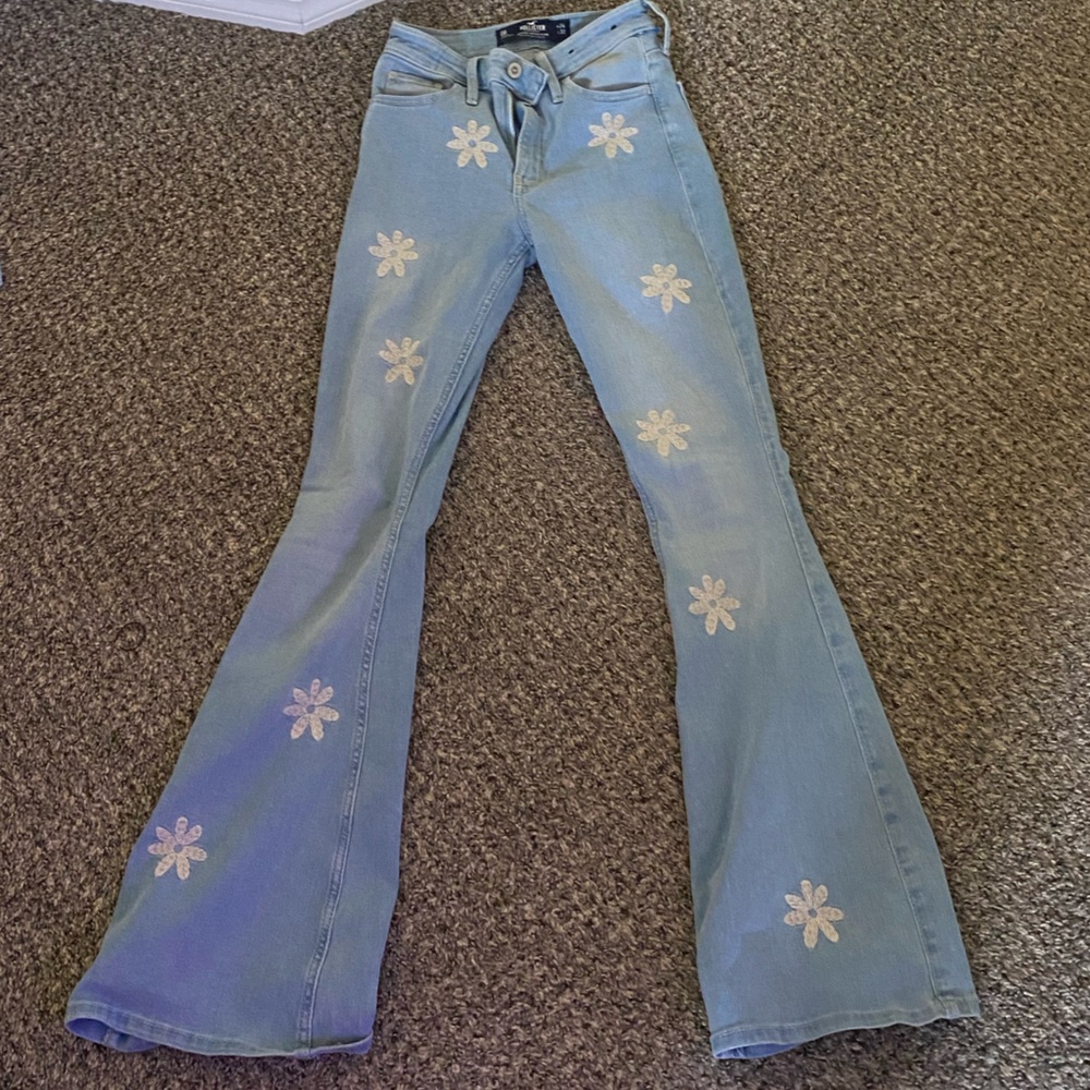 Hollister Flower Jeans